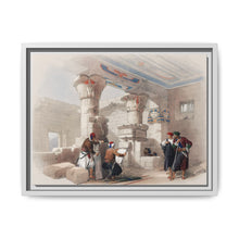 Deir el Medina (Dayr al Madinah) is an ancient Egyptian village which was home to the artisans who worked on the tombs in the Valley of the Kings illustration by David Roberts - NOMADEN ART GALLERY