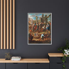 The Adoration of the Kings with Viceroy Pedro de Castro y Figueroa, Duke of La Conquista (La adoracion de los reyes con el virrey Pedro de Castro y Figueroa, duque de la Conquista) by Nicolas Enriquez.