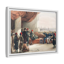 Interview with The Viceroy of Egypt at His palace at Alexandria illustration by David Roberts (1796–1864)