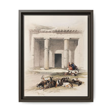 Entrance to the caves of Beni Hasan illustration by David Roberts (1796–1864) - NOMADEN ART GALLERY