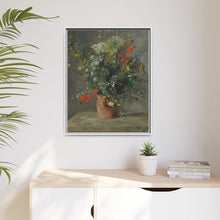 Flores en un jarrón (c. 1866), cuadro de alta resolución de Pierre-Auguste Renoir 