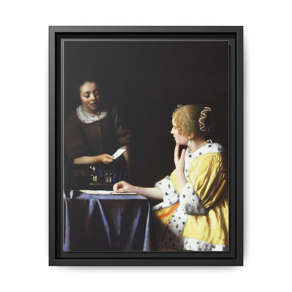 Johannes Vermeer’s Mistress and Maid (ca. 1666–1667)