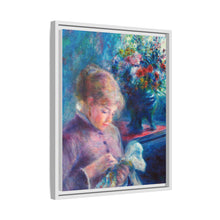 Mujer joven cosiendo (1879) de Pierre-Auguste Renoir.