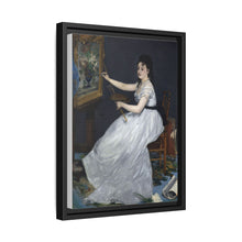 Retrato de Eva Gonzalés en el taller Manets (1870) de Edouard Manet