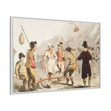 Illustration of the fool plough from The Costume of Yorkshire (1814) by George Walker