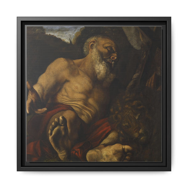 Saint Jerome in the Wilderness (ca. 1620-1630 (Baroque)) by Angelo Caroselli - NOMADEN ART GALLERY