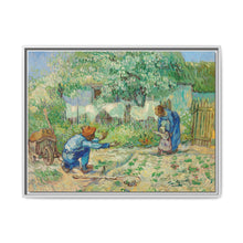 First Steps, after Millet (1890) by Vincent Van Gogh - Traditional Wall Art Print - NOMADEN ART GALLERY