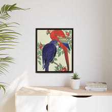 Red and a blue parrot (1925 - 1936) by Ohara Koson