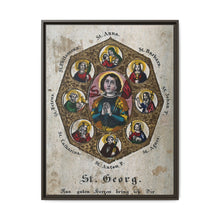 Saint George and Saint Antony of Padua, Saint Catherine of Alexandria, Saint Peter the Apostle, Saint Philomena, Saint Anne, Saint Barbara, Saint John the Baptist and Saint Agnes - NOMADEN ART GALLERY