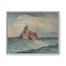 Hauling in the Nets (1887) by Winslow Homer - NOMADEN ART GALLERY