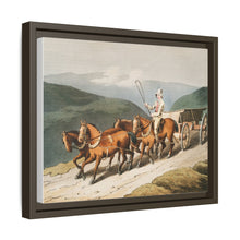 Illustration of the east riding or wolds waggon from The Costume of Yorkshire (1814) by George Walker