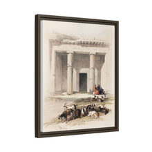 Entrance to the caves of Beni Hasan illustration by David Roberts (1796–1864)