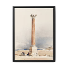 Pompey's Pillar Alexandria illustration by David Roberts (1796–1864). - NOMADEN ART GALLERY