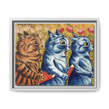 Three cats singing. Gouache by Louis Wain, 1925/1939 - NOMADEN ART GALLERY