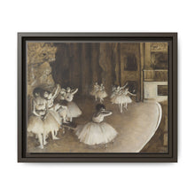 Ballet Rehearsal on Stage (1874) by Edgar Degas - NOMADEN ART GALLERY