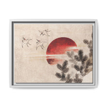 Katsushika Hokusai's birds and sunset, from Album of Sketches (1814) - NOMADEN ART GALLERY