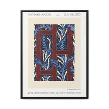 Art Nouveau Flower pattern pochoir print in oriental style. Original from our own 1914 edition of Samarkande - NOMADEN ART GALLERY