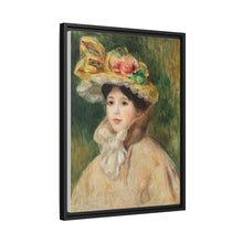 Mujer con Capeline (Femme à la capeline) (principios de la década de 1890) de Pierre-Auguste Renoir