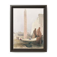 Luxor city on the east bank of the Nile River in southern Egypt illustration by David Roberts (1796–1864) - NOMADEN ART GALLERY