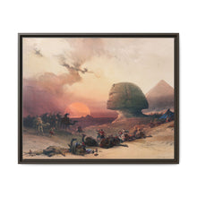 Approach of the simoom Desert of Gizeh illustration by David Roberts (1796–1864) - NOMADEN ART GALLERY