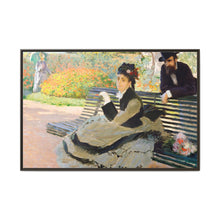 Camille Monet (1847–1879) on a Garden Bench (1873) by Claude Monet - NOMADEN ART GALLERY