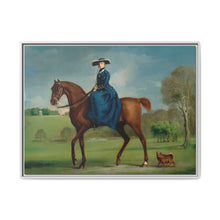 The Countess of Coningsby in the Costume of the Charlton Hunt (1760) by George Stubbs - NOMADEN ART GALLERY