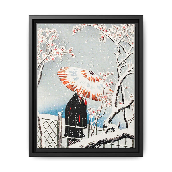 Plum Tree in Snow print in high resolution by Hiroaki Takahashi (1871–1945) - NOMADEN ART GALLERY