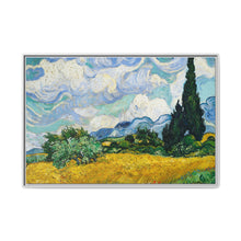 Vincent Van Gogh's Wheat Field with Cypresses (1889). Famous painting, original from the MET Museum - NOMADEN ART GALLERY