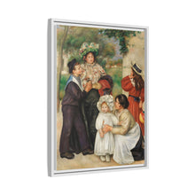 La familia del artista (La Famille de l'artiste) (1896) de Pierre-Auguste Renoir. 