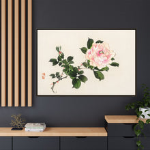 Pink rose by Kōno Bairei (1844-1895)