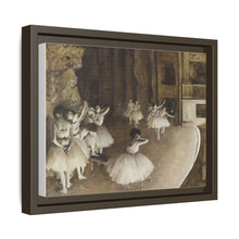 Ballet Rehearsal on Stage (1874) by Edgar Degas