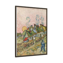 Houses and Figure by Vincent van Gogh - NOMADEN ART GALLERY