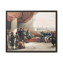 Interview with The Viceroy of Egypt at His palace at Alexandria illustration by David Roberts (1796–1864) - NOMADEN ART GALLERY