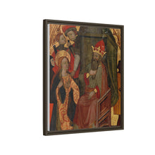 Saint Katherine of Alexandria before the Roman Emperor by Nicolás Solano