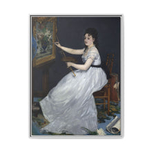Porträt der Eva Gonzalés im Atelier Manets (1870) by Edouard Manet - NOMADEN ART GALLERY
