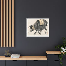 Black bull by Kōno Bairei (1844-1895)