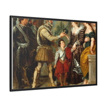 Henri IV Conferring the Regency upon Marie de' Medici (after Rubens) by Eugène Delacroix