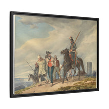 Three Armed Riders Escorting Prisoners near Reims (1825) by Peter von Hess