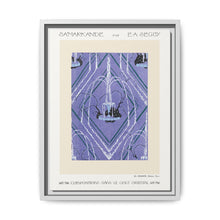 Art Deco fountain pattern pochoir print in oriental style. Original from our own 1914 edition of Samarkande - NOMADEN ART GALLERY