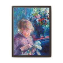 Young Woman Sewing (1879) by Pierre-Auguste Renoir. - NOMADEN ART GALLERY