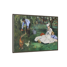 La familia Monet en su jardín de Argenteuil (1874) de Édouard Manet 