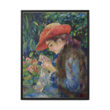 Marie-Thérèse Durand-Ruel Sewing (1882) by Pierre Auguste Renoir - NOMADEN ART GALLERY