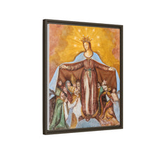Fresco of Virgin-of-Mercy on the northern wall of the subsidiary church Saint Anna in Saager