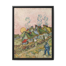 Houses and Figure by Vincent van Gogh - NOMADEN ART GALLERY