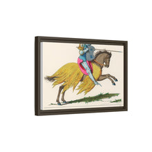 French Knight, 14th Century: Vintage Equestrian Art by Paul Mercuri (1860)