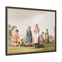 Illustration of riding the stang from The Costume of Yorkshire (1814) by George Walker