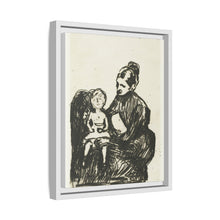 Nodriza con niño / La madre y el niño que llora (1902) de Edvard Munch. 