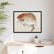 Tai (Red Seabream) fish by Kōno Bairei