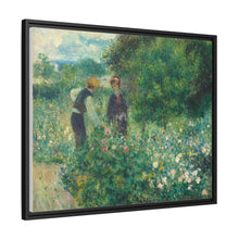 Recogiendo flores (1875) de Pierre-Auguste Renoir 