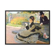 Camille Monet (1847–1879) on a Garden Bench (1873) by Claude Monet - NOMADEN ART GALLERY